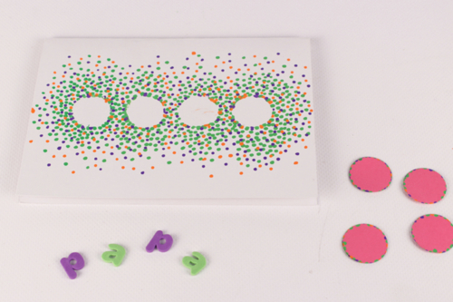 Carte confettis